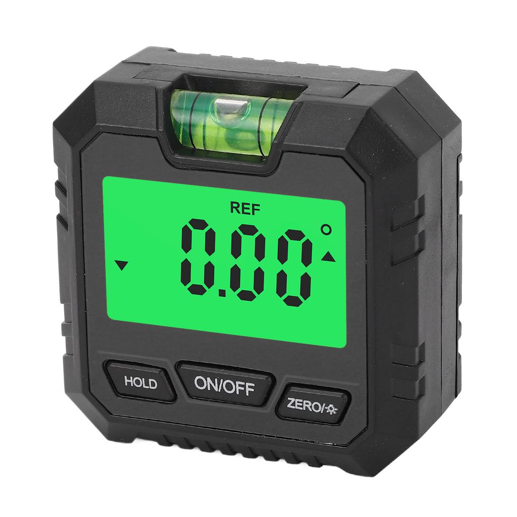 Digital Box Backlit LCD Display Magnetic Base 4 X 90 degrees Angle Gauge Meter Finder Protractor for Automotive Motorcycle
