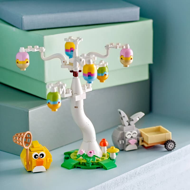 LEGO ICONIC 40808 Easter Egg Hunt with Bunny and Chick