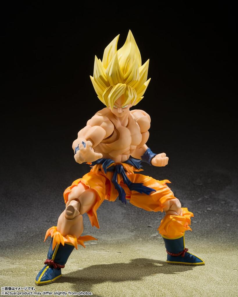 TAMASHII NATIONS Dragon Ball Super Saiyan Son Goku Super Approximately 145mm Painted Movable Figure S.H.Figuarts -Legendary Saiyan- ABS&PVC