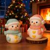 2pcs Cute Christmas Molds for Resin Easy Release Snowman Candle & Soap Making Home Decor Party Art Projects Winter Crafting Tool