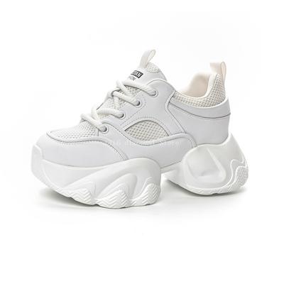 7 см кроссовки женские осенние натуральная кожа весна вулканизированная платформа осень лето лоферы брендовые весенние туфли на плоской подошве