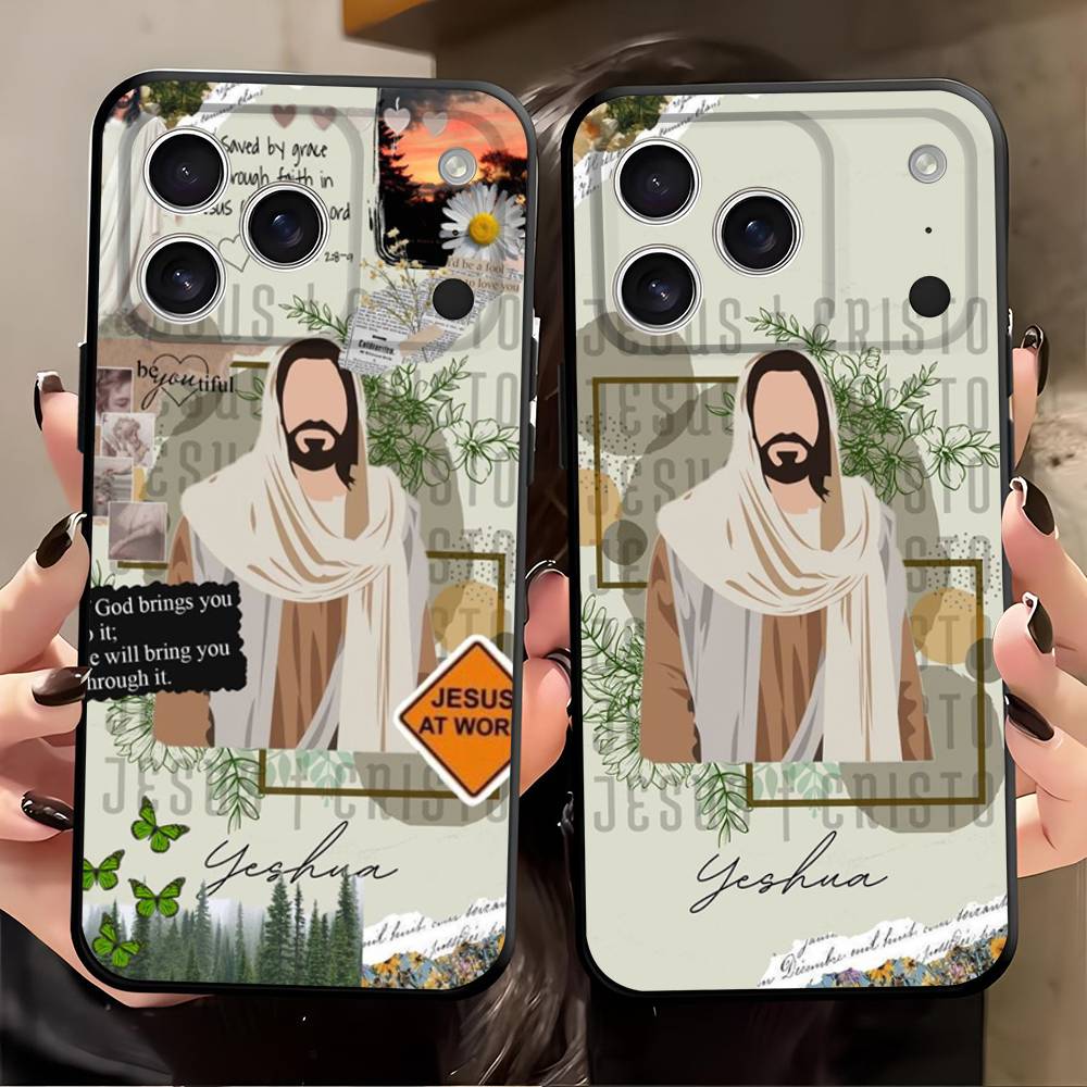 Христианская религиозная Иисус Для iPhone 17 Air 16 Pro Max 15 14 13 Полное покрытие Противоударное MagSafe Чехол