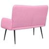 2 Seater Sofa Pink 115 x 61 x 87 cm Fabric