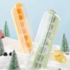 Лоток для льда Easy Release Ice Cube Mold для морозильника, без бисфенола А, 21 гнездо, коробка для льда для коктейлей, чая, кофе