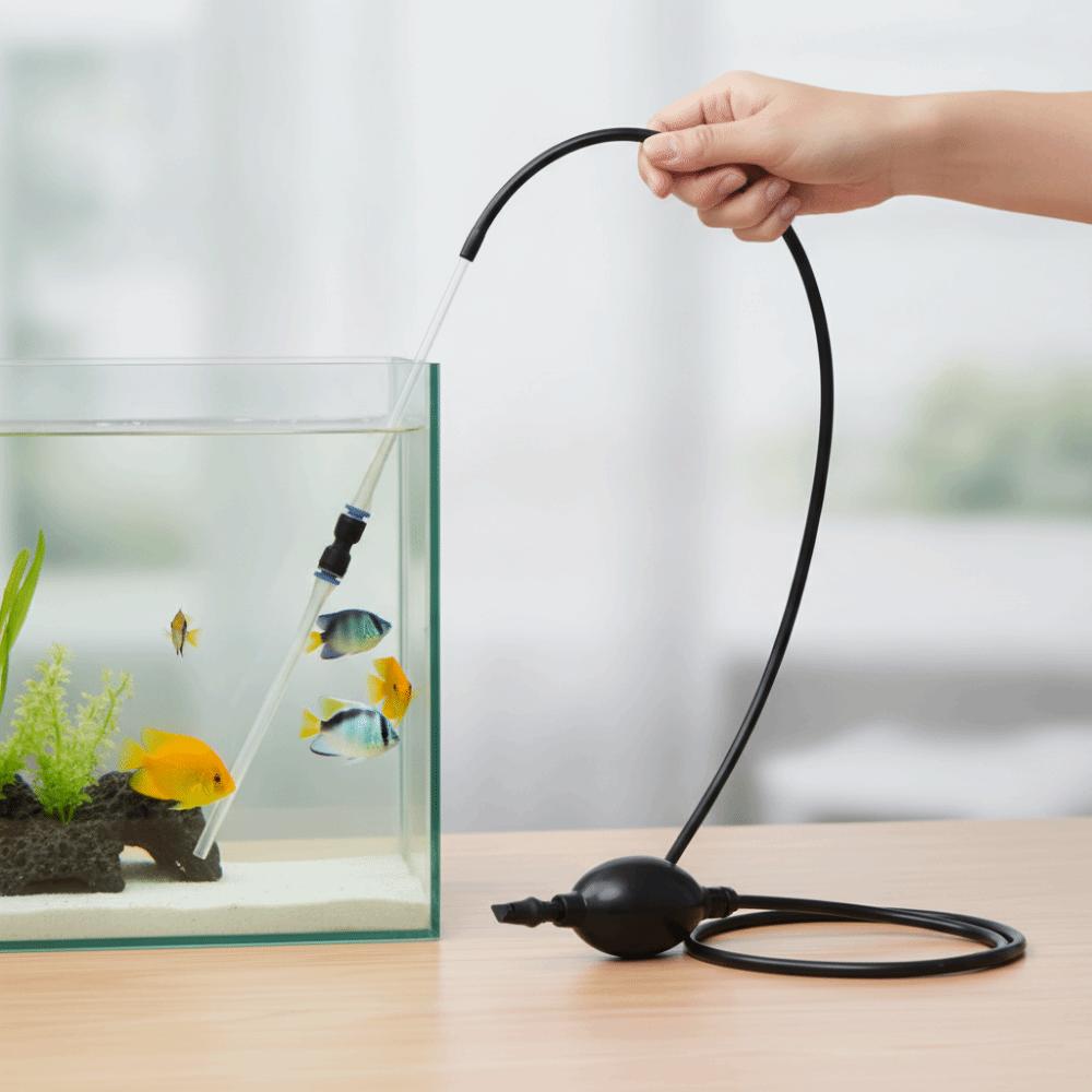 Manual Aquarium Water Changer Siphon Pump Efficient Fish Tank Waste Remover Ecosystem Tank