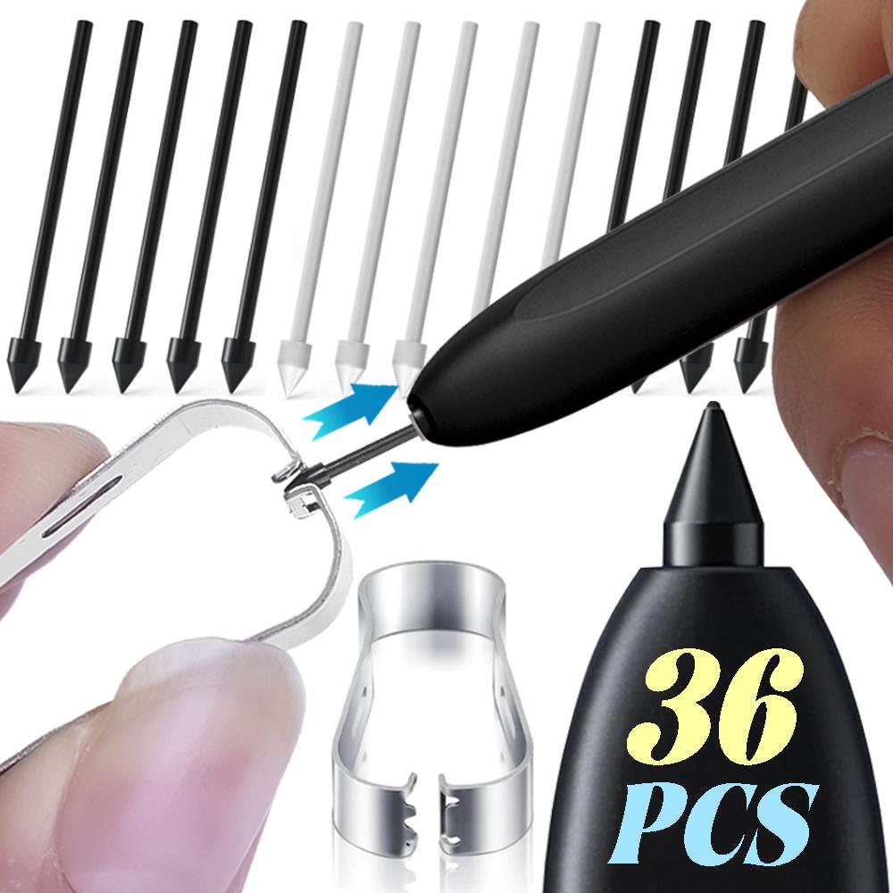 Наконечники для стилуса S Pen Samsung Замена S-карандаша Запасной наконечник для Samsung Galaxy Tab S10/S10 Ultra/S9/S8 с пинцетом для снятия