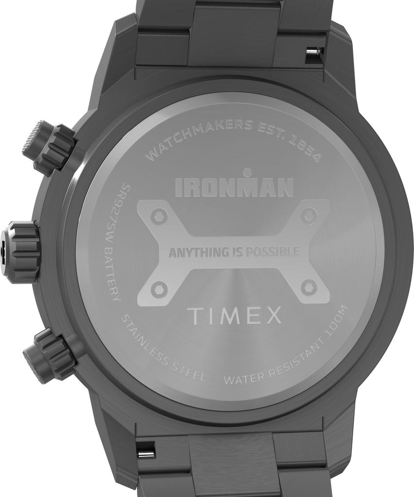 Часы Ironman Кварцевые 100M Водонепроницаемые Минеральное Стекло Черный Циферблат TW2Y02000 Унисекс [TIMEX] [Оригинал]