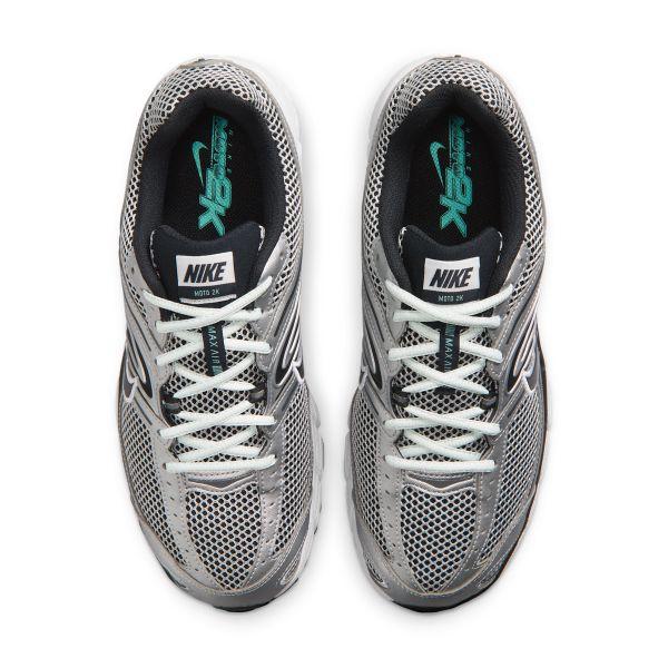 Nike Кроссовки Air Max Moto 2K Off White Metallic Silver Унисекс Черный Гипер-Бирюзовый IR1476-101