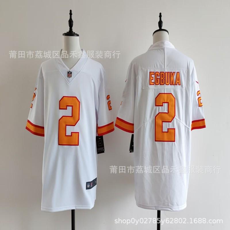 Mens Tampa Bay Buccaneers NFL Football Jersey BAIN JR 3 White Red Cotton Sports Fan Apparel