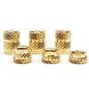 10Pcs M5 Brass Hot Melt Insert Nuts Heating Molding Nuts  for Hot Melt Heat Injection Molding