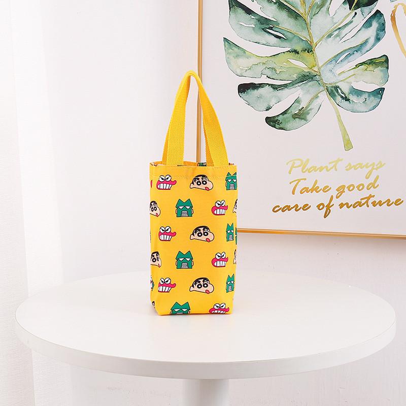 Crayon Shin Chan Shiro Action Kamen Pattern Cup Umbrella Canvas Storage Bag