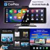 10,26-дюймовый видеорегистратор DVR Car Carplay android auto беспроводной видеорегистратор с двумя объективами BT FM AUX 64G OBD мониторинг парковки