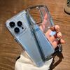 Роскошный прозрачный силиконовый противоударный чехол Armo для iPhone 16 13 14 15 12 11 Pro Max, прозрачная защитная крышка для телефона