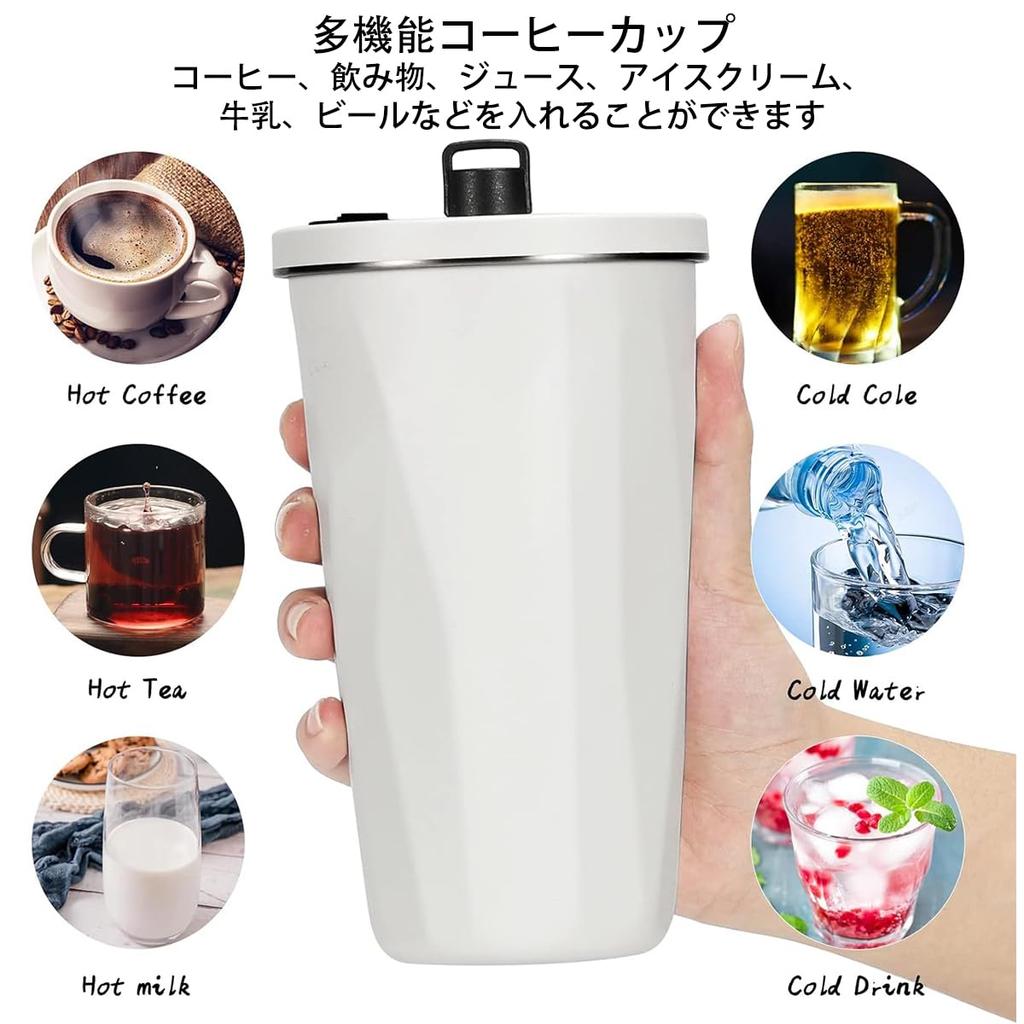 KAISWK Tumbler with Straw 600ml with Lid Large Capacity Straw Water Bottle Vacuum Insulated Tumbler Stylish Stainless Steel Portable Coffee Cup