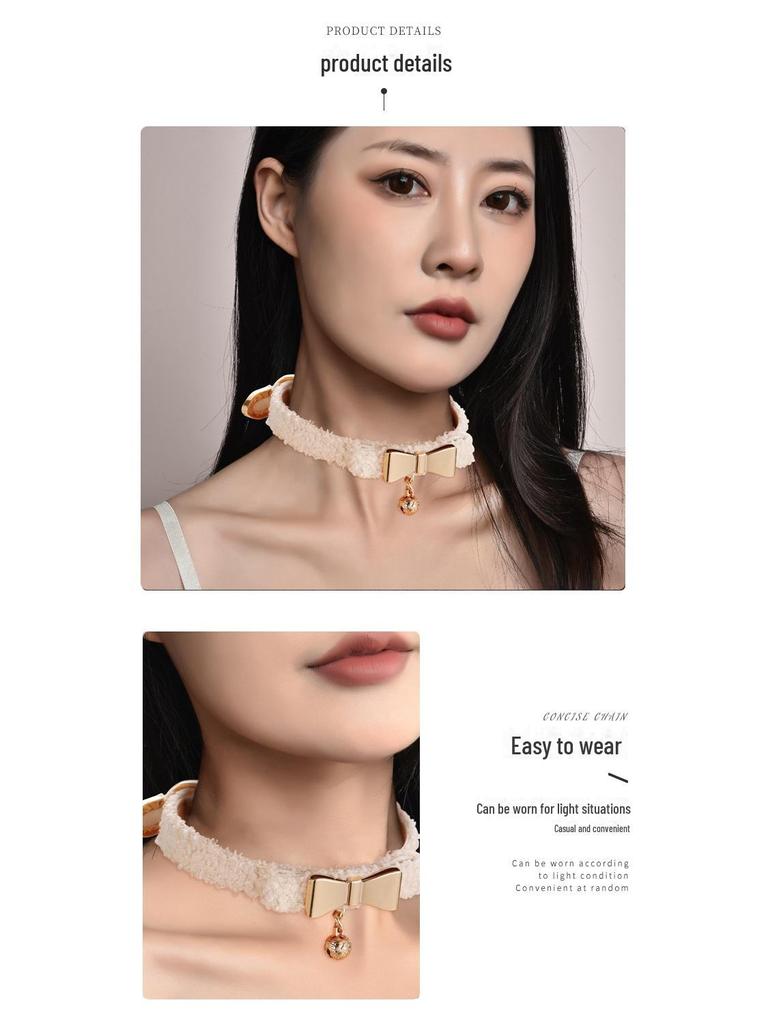 Кожаный ошейник-чокер в стиле панк в стиле Харадзюку для ночного клуба и повседневной носки