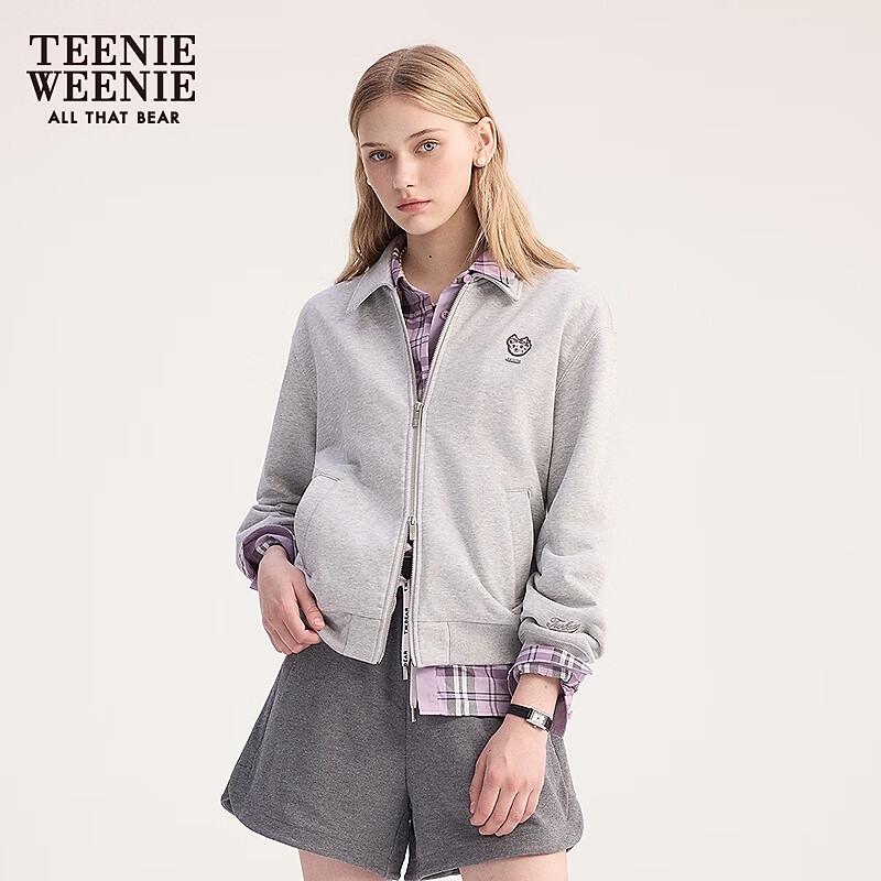 Teenie Weenie Women's Casual Cartoon Polo Sweatshirt