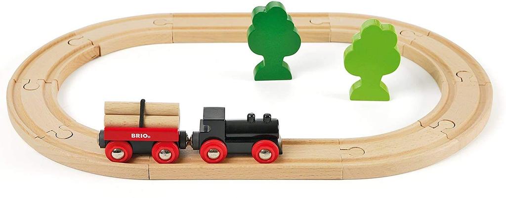BRIO Small Forest Basic Rail Set 18 Ages 2 and Up Toy Wooden 33042 [Total Pieces] (Train Rail)