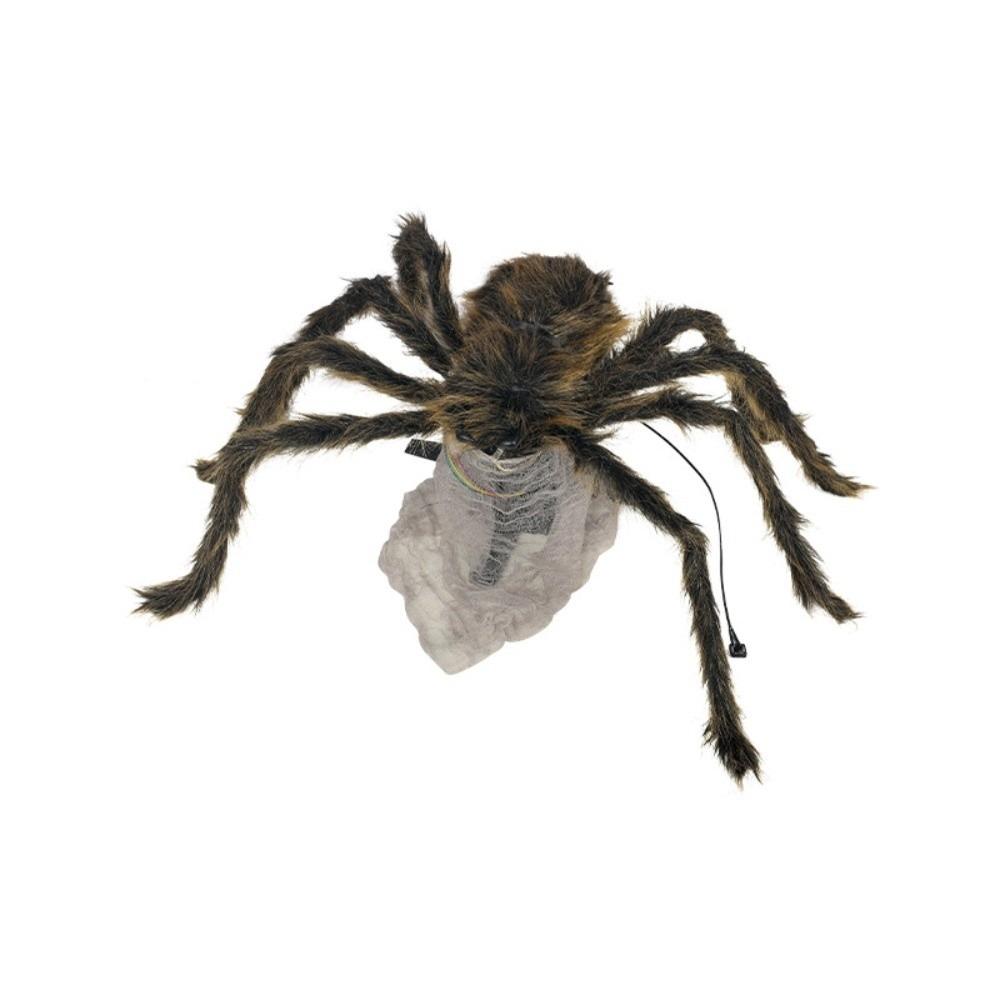 Bendable Legs Plush Spider Realistic Plush Bar Decorative Props Yard Decoration