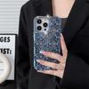 Роскошный чехол для телефона с гальваническим покрытием и бриллиантовым блеском в виде цветка для iPhone 16 15 14 13 12 11 Pro Max 16 15 14 13 12 Pro, мягкий чехол из ТПУ