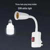Светодиодная Энергосберегающая Супер Яркая Ночная Лампа для Спальни Вставляемая в Розетку Настольная Настенная Лампа с Выключателем