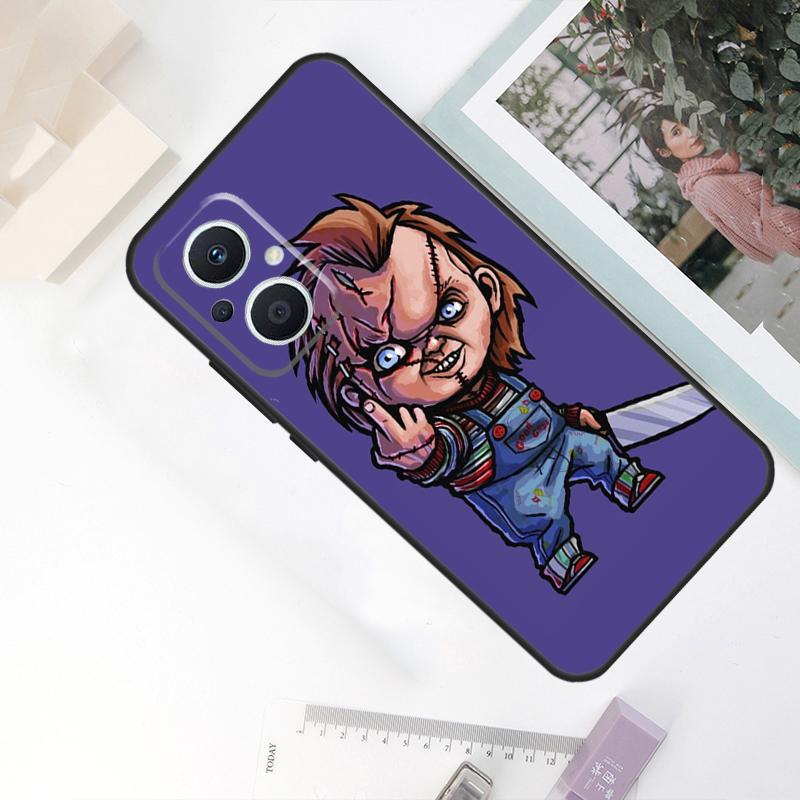 Чехол для телефона OPPO Reno 11F 4Z 5Z 8T 10 Pro 4 6 7 8 5 Lite, Чехол для телефона OPPO Find X6 Pro X2 X3 X5 Lite, Чехол с куклой Чакки из фильма ужасов