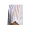 Adidas Футболка Neo Casual Sports Breathable с полосками по бокам, женские топы, белая GP5461