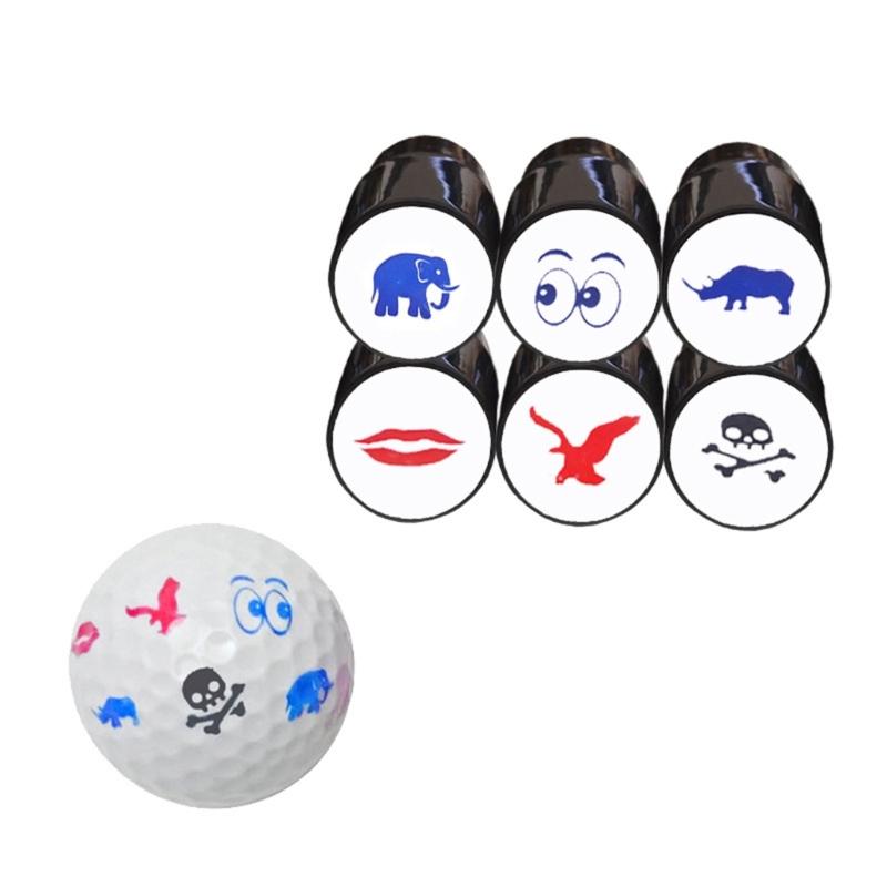 Golf Ball Identity Marker Plastic Stamp Marker Golf Ball Alignment Marking Tool Golf Accessories For Golfer Gift