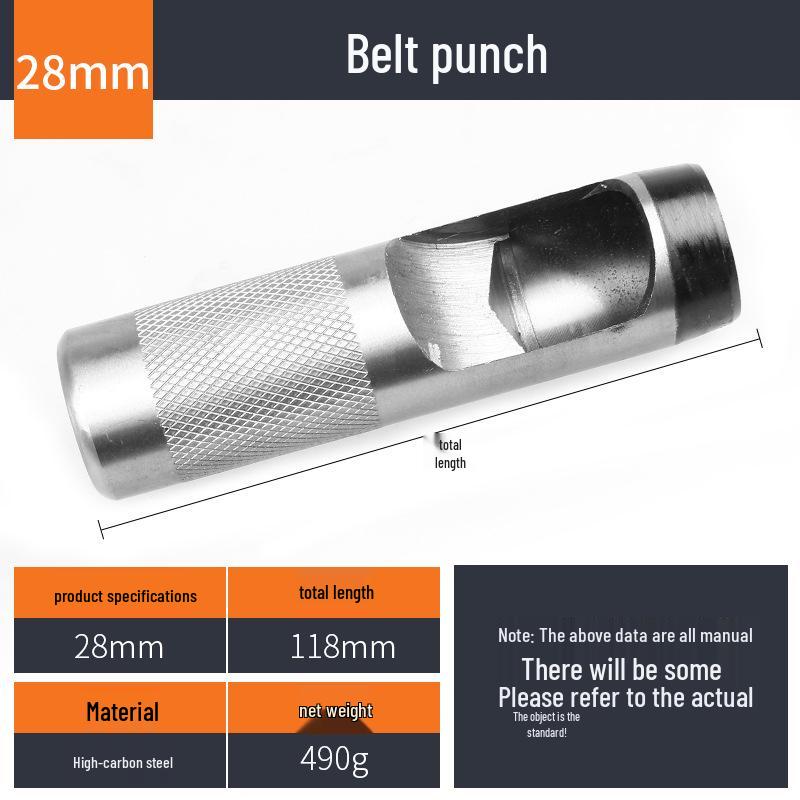 Прямой удар: Компактный ручной инструмент для пробивания отверстий из кожи и липы для ремней и ремешков для часов