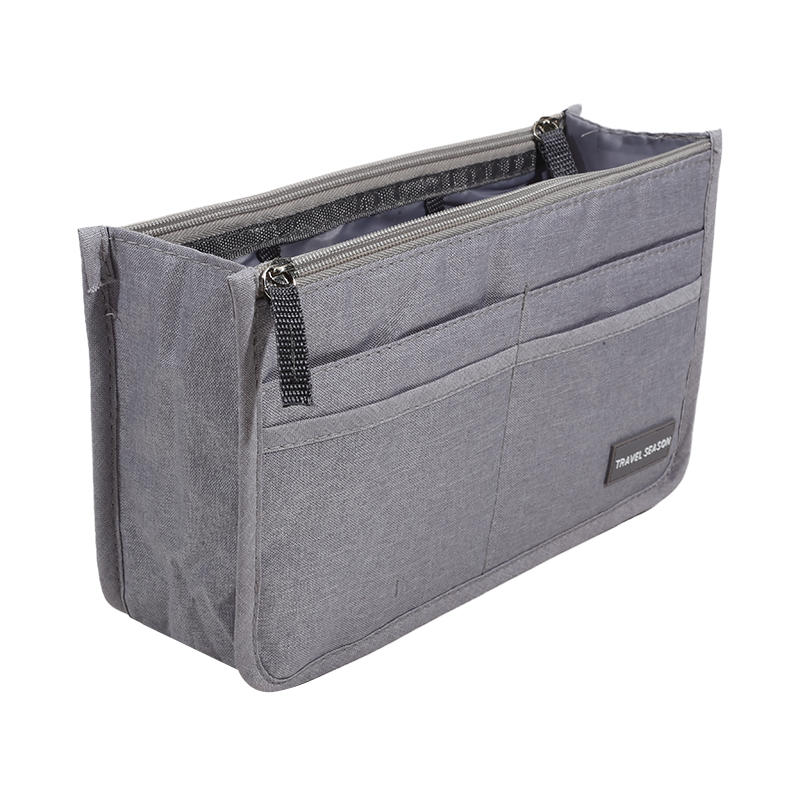 Модный дорожный тоут-органайзер с ручками, большой вместимости, подкладка для сумки, многофункциональная косметичка