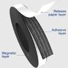 Self Adhesive Magnetic Tape Cuttable Rubber Magnetic Strip for Fridge Wall DIY Photo Poster Fixing Tape Home Office Storage Tool