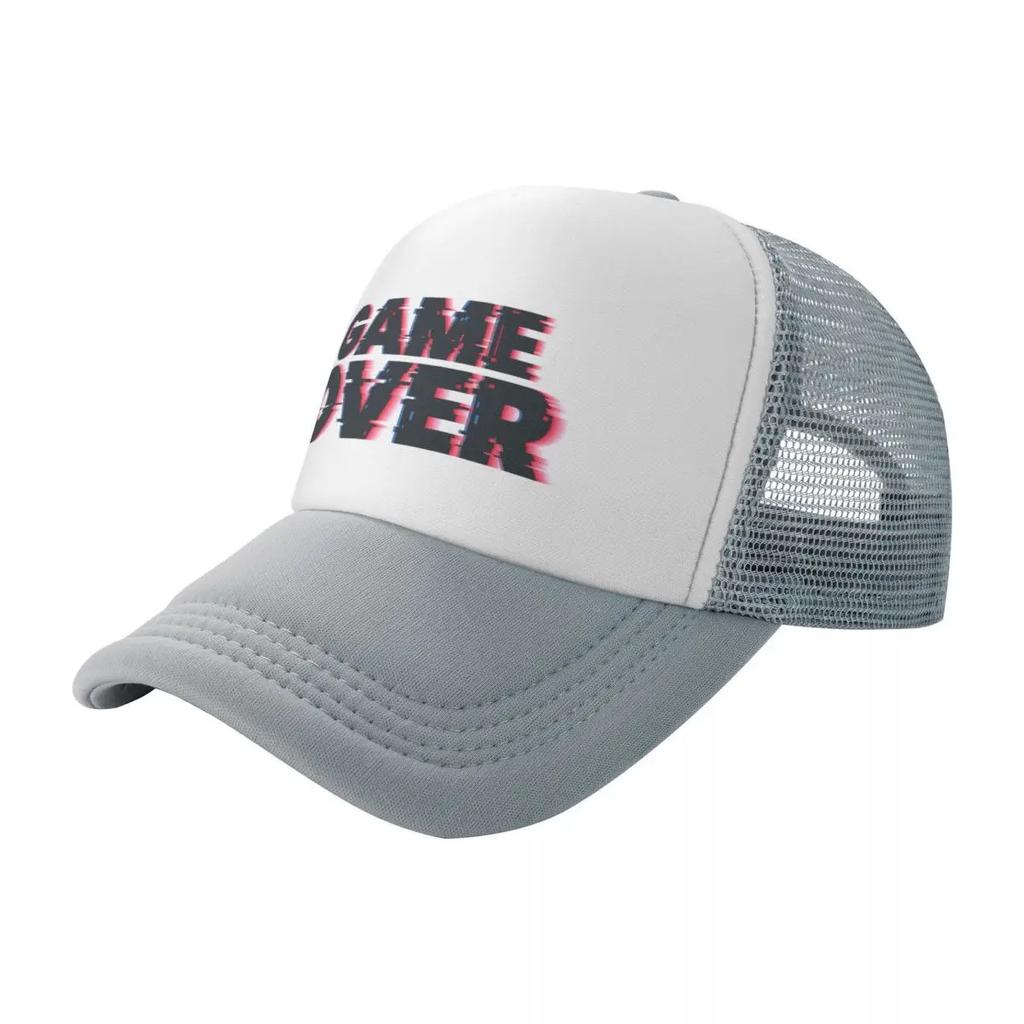 Game Over Baseball Cap Designer Hat hard hat fashionable Unisex Caps Womens
