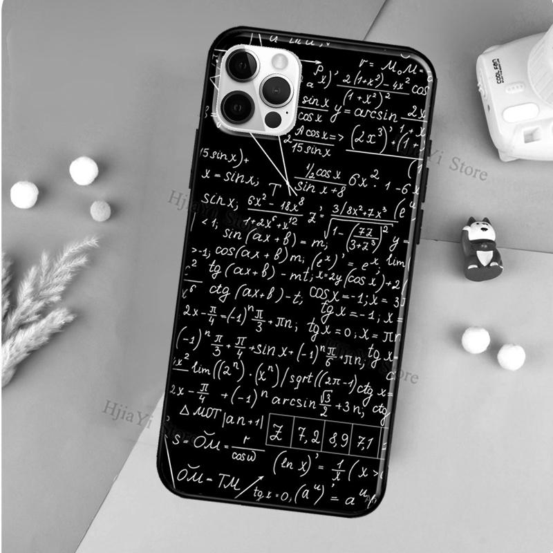 Чехол для телефона Science Math Physics Formulas для Apple iPhone 13 11 Pro Max 12 mini X XR XS Max 8 7 Plus SE 2020