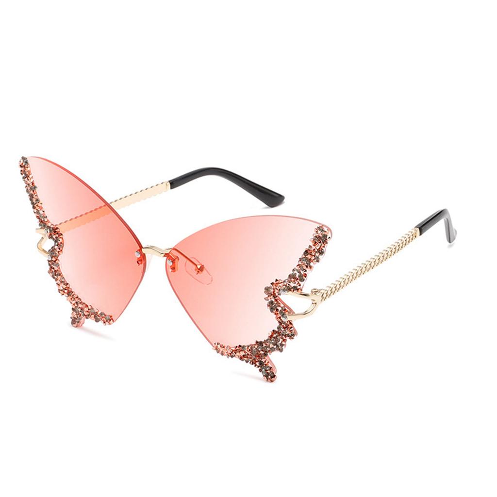 Солнцезащитные очки Модные новые женские солнцезащитные очки Солнцезащитные очки солнцезащитные очки одежда Соответствие солнцезащитные очки Diamond Butterfly