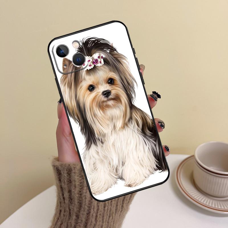Чехол для телефона Йоркширский терьер Йорки Для iPhone 17 Pro Max 14 13 12 11 15 16 Pro Max mini Plus 16e 17 Air Cover Funda