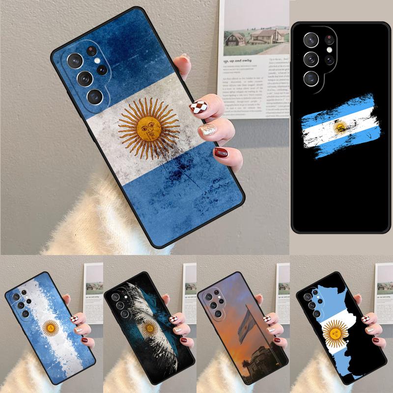 Мягкий чехол для телефона с флагом Аргентины для Samsung Galaxy note 10 pro S26 Ultra S23 S24 FE S25 S21 S22 PLUS ударопрочный чехол