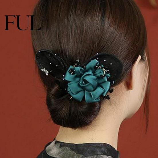 Secure Hair Clip Bun Maker Flower Fishtail Rhinestone Feather Curler Deft Twister High Creator Long Fast Snap Roll Tool Women Styling Accessories
