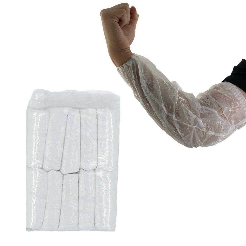 100pcs Soft Sleeve Protectors for Arms Plastic Oversleeves Protector  Arms