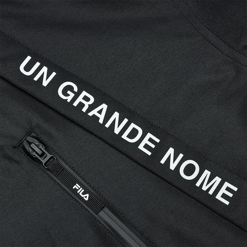 Fila Модная теплая куртка-двойка с капюшоном Мужские куртки Черный F11M519704FBK