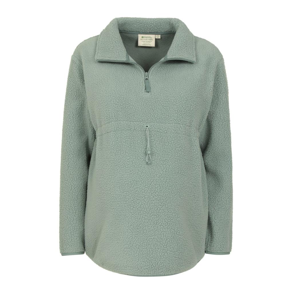 Mountain Warehouse Womens/Ladies Cosy Sherpa Half Zip Maternity Fleece Top