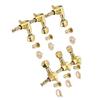 6PCS Metal Guitar Tuning Pegs Mini Oval Buttons Tuning Machines Guitar Tuning Key  Electric Guitars