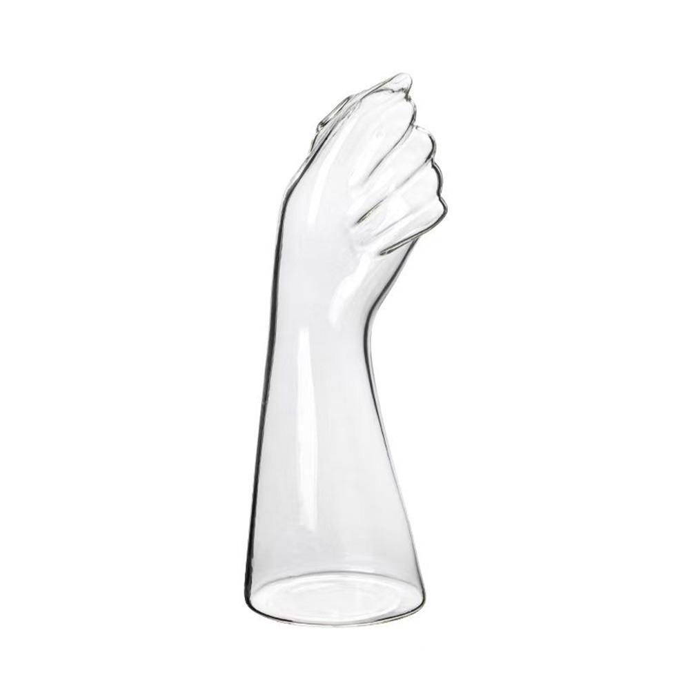 Handmade Hydroponic Glass Vase Transparent Flower Arrangement Vase Flower Holder Living Room
