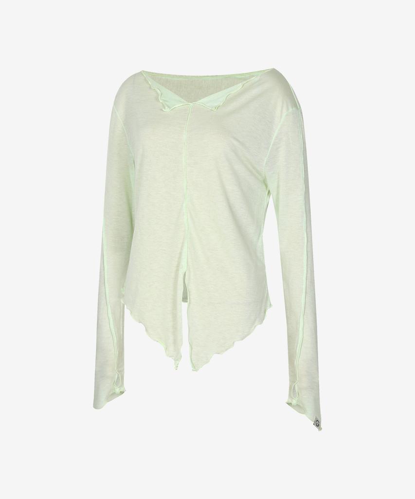 GRANDE LINE Slit Tie-Up Long Sleeve_5 Colors