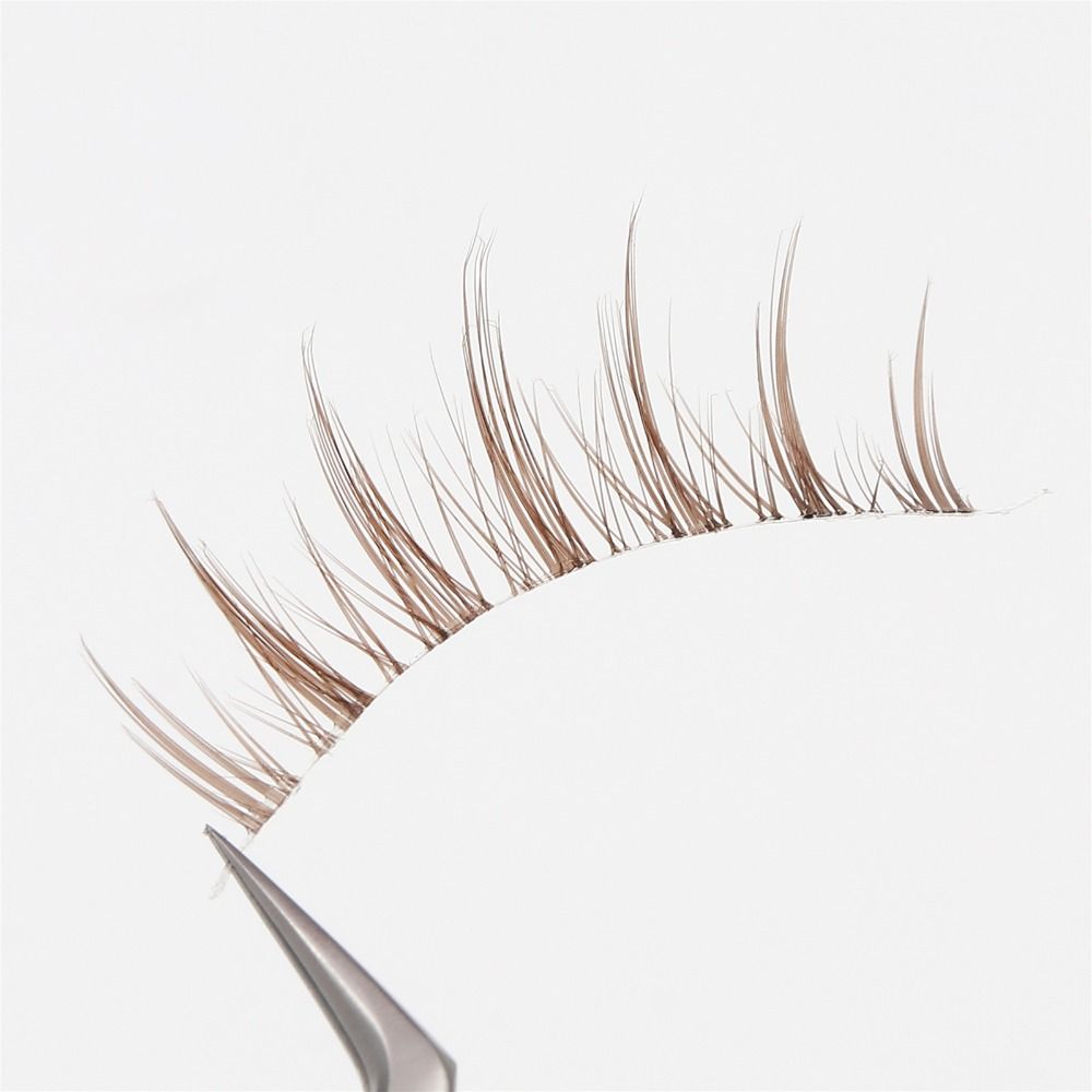10 Pairs 3D Brown False Eyelashes Japanese Cosplay Faux Mink Lashes Fashion Spiky Lashes for Women