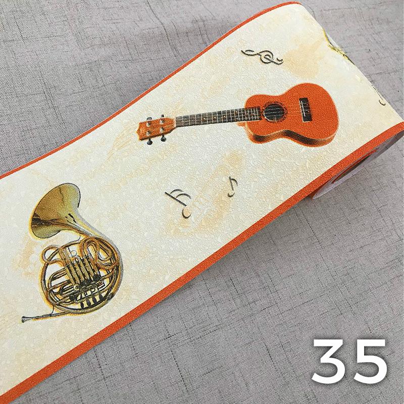 5M ПВХ самоклеящиеся наклейки на плинтус, цветочные наклейки на талию, водонепроницаемые 3D настенные бордюры для ванной комнаты, декор