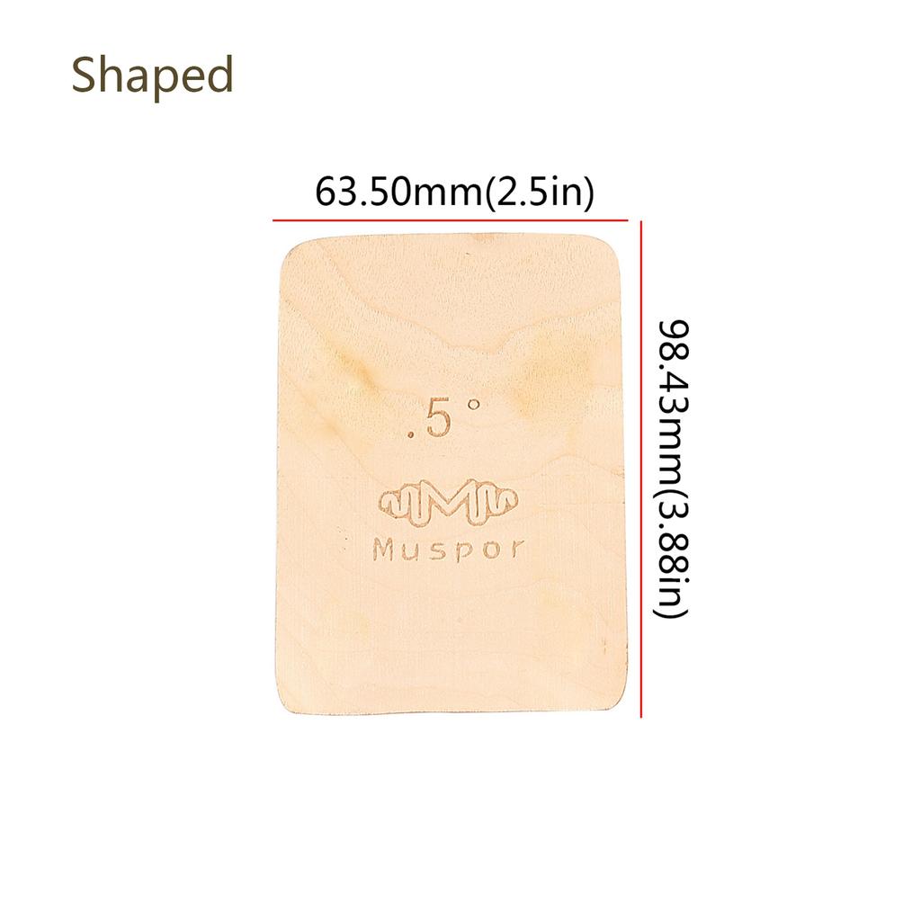 Muspor 3 шт. Проставки для грифа гитары Портативный инструмент для пластины пятки грифа бас-гитары Цельная древесина клена Защита проставки грифа гитары 0,250,51 градуса
