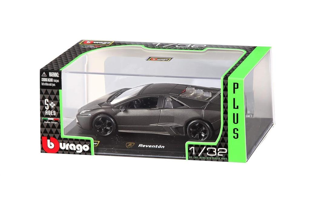Bburago Lamborghini Reventon 2007 Миниатюрная модель автомобиля Масштаб 1/32 LAMBORGHINI REVENTON (Матовый Серый Металлик)