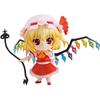 Нендороид Touhou Project Фландрэ примерно 100 мм изготовлен из АБС-пластика, шарнирный, включает подставку Алый, высокий, не в масштабе, и ПВХ, окрашенный, фигурка, подставка.