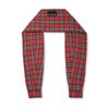 YUTHENTIC Check Sleeve Muffler Red Check AX5XF85068