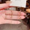 Womens Long Zircon Spiral Tassel Anti Lost Threader Earrings Fashion Personality Drop Earrings
