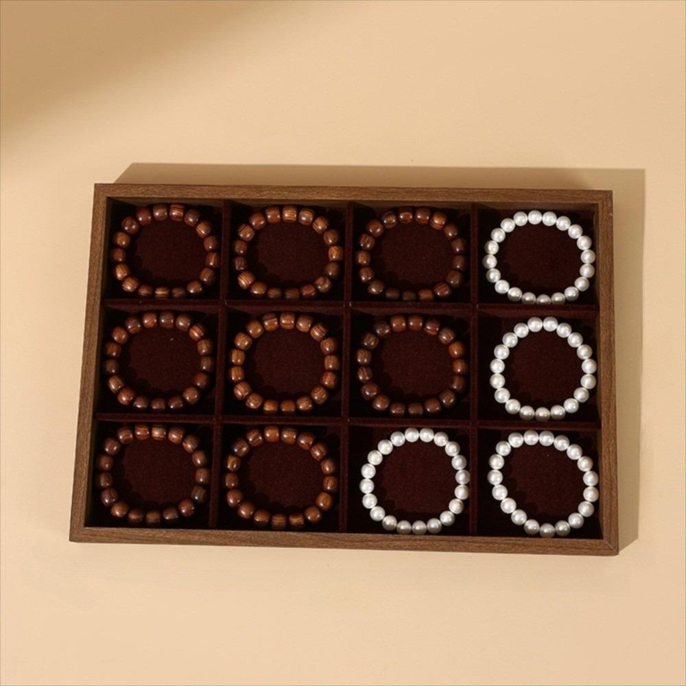 Flat Bottom Jewelry Display Tray Stackable Bracelets Storage Organizer  Trinket